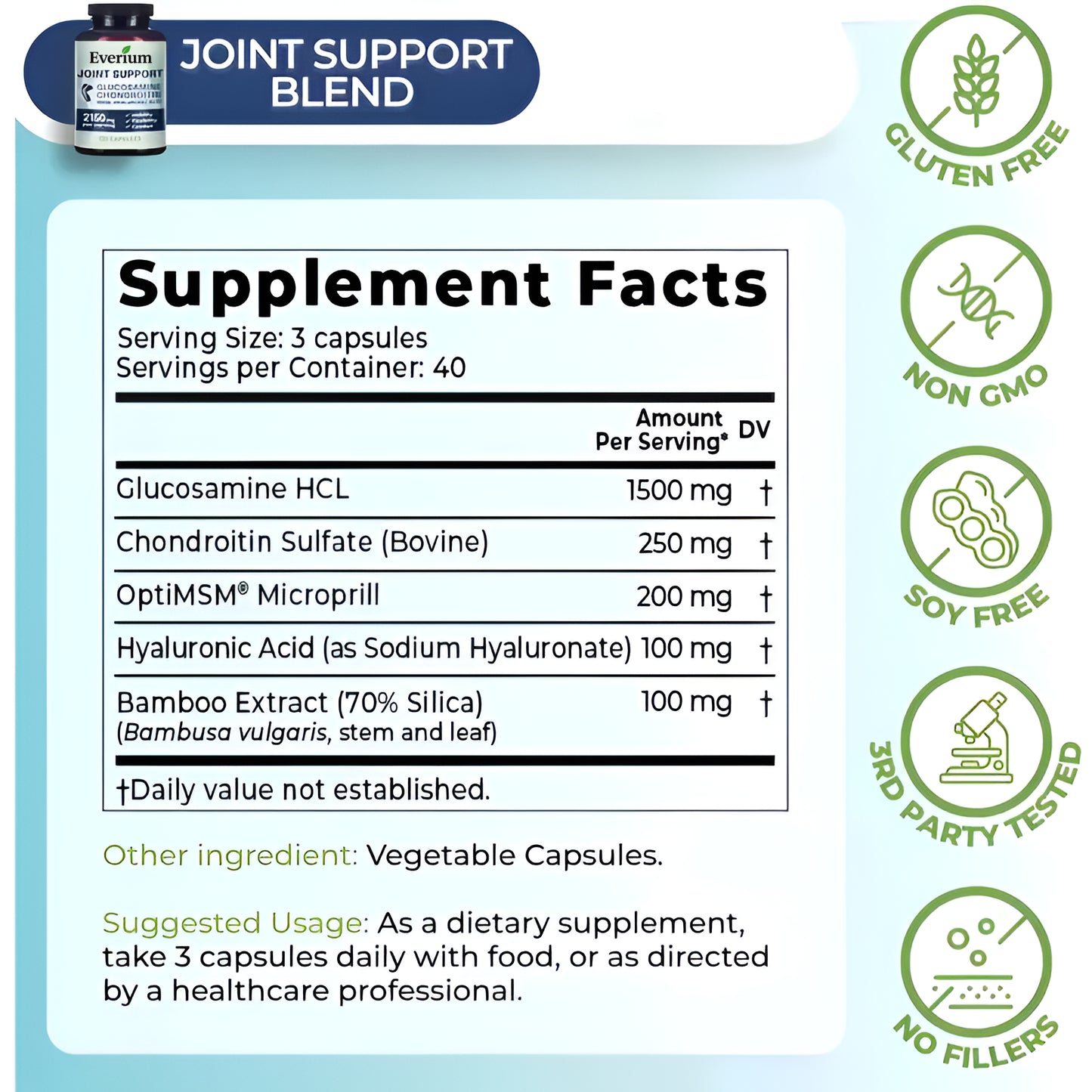 100% Organic 7-in-1 Joint Support Formula